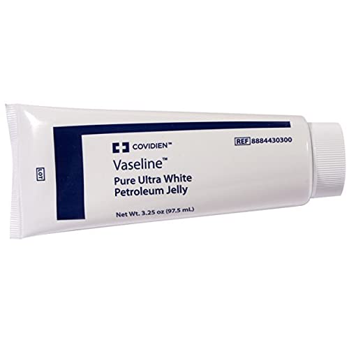 Covidien 8884430300 Vaseline Pure Ultra White Petroleum Jelly, 97.5 mL Capacity (Pack of 72)