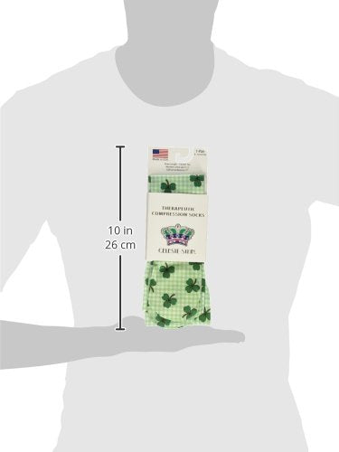 Celeste Stein Therapeutic Compression Socks, St. Patrick's Day, 8-15 mmHg, Mild