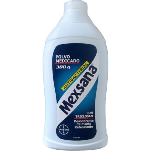 DECA EXPERTS Polvo Mexsana para pies por 300g, Ayuda a Refrescar y Absorber Sudor -Mexsana Foot Powder - Traditional Relief for