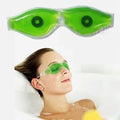 Ice Gel Sleeping Eye Mask For Resting Insomnia Meditation Aloe Green 1 Pc