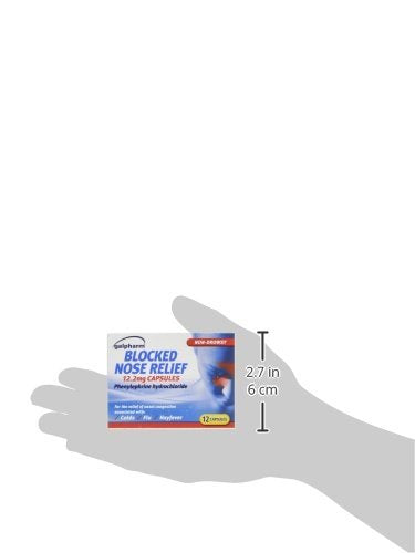 Galpharm Blocked Nose Relief 12 Capsules x 5 Boxes (60 Capsules)