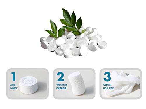Perfect Pricee Magic Coin Compress Facial Coin Tablet Tissue Wipes Napkin Candy Packing For 100% Hygine (100)