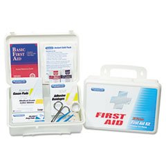 ACM60002 First Aid Station,For 25 People,113 Pieces,10x7x3,White