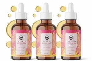 Sapani Mxa Cyperus Rotundus Natural Body Hair Reduction Oil, Slows Regrowth, Moisturising, Suitable For All Skin Types, 30Ml (3,
