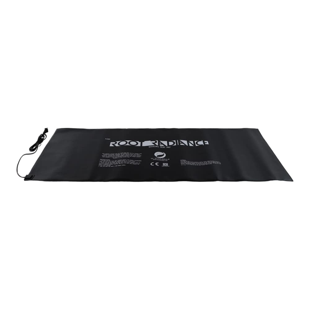 DL Wholesale Root Radiance Seedling Heat Mat Pad 48    x 20.75    for Plant Seed Starting, Indoor Germination Supplies Black, La