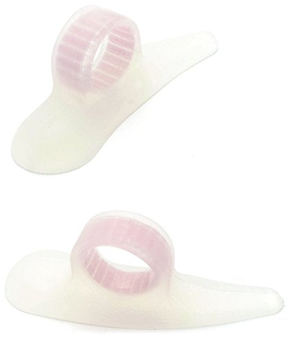 Silipos 10435 Shock Absorbent Silicone Buttress Pad with Reinforced Toe Loop, Large, Left, Pack of 3