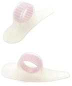 Silipos 10435 Shock Absorbent Silicone Buttress Pad with Reinforced Toe Loop, Large, Left, Pack of 3