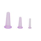 4Pcs Massage Cupping Set Silicone Mini Facial Cups Face Massager Helper Skin Care Neck Back Eyes Massaging Cup Safe to Use, Don