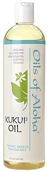 Kukui Nut Oil (Scented) w/Tropic Breeze Fragrance by Oils of Aloha - 16oz.