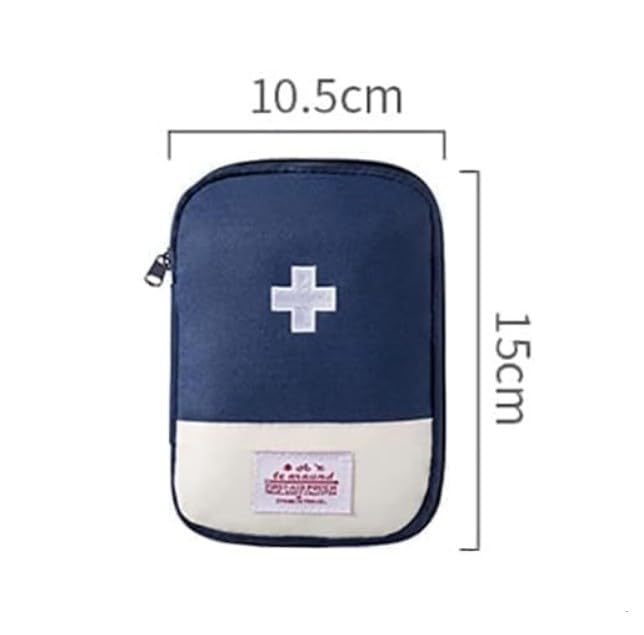 4 Pcs Travel First Aid Pouch,Empty Mini First Aid Pouch, Portable Outdoor First Aid Medical Rescue Bag Multi-Function Emergency