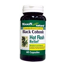 Mason Natural Black Cohosh - Alleviates Hot Flashes & Night Sweats, Restores Hormonal Balance, Herbal Supplement, 60 Capsules