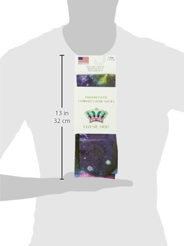Celeste Stein Therapeutic Compression Socks, Multi Planets, 8-15 mmHg, Mild