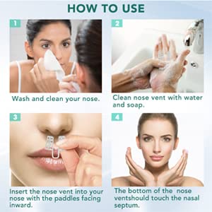 Anti Snoring Nose Vent Nasal Cones Nasal Dilator to Stop Snoring Effective Snore Stopper Anti Snoring Devices Easy to Use Snorin