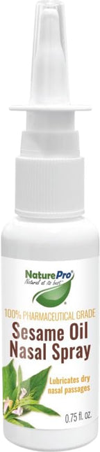 NATUREPRO Sesame Oil Nasal Spray 2 Pack with 100% Pharmaceutical Grade Sesame Oil to Offer a Natural Way to Lubricate Your Nasal
