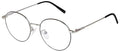 Thedarker Round Blue Light Glasses For Computer  Blue Light Blocking Glasses Women Men, Metal Frame Anti Eye Strain Eyeglasses