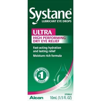 Systane Ultra Lubricant Eye Drops, 0.3 Fl Oz, 3 count