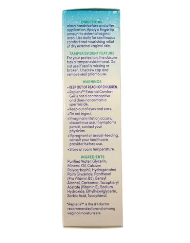 Replens External Comfort Soothing Gel 1.5 Ounce (Pack of 2)