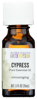 Aura Cacia Pure Aromatherapy 100% Pure Essential Oil, Cypress, Opening, 0.5-Ounces (Pack of 2)