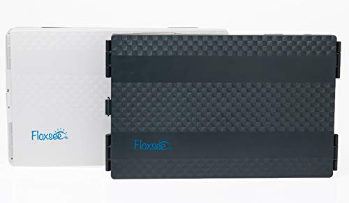 Floxsee Portable Adjustable Tri-Fold Mirror for Home or Travel  (Charcoal)