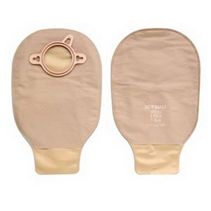 New Image Drainable 9L 2pc System Colostomy Pouch 9 Inch Length, Mini 18202, 10 Ct