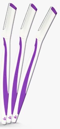 Unvelis Reusable Face Razor For Women Facial Hair Instant Glow & Painless Hair Removal | For Eyebrows, Upper Lip, Chin, Peach Fu