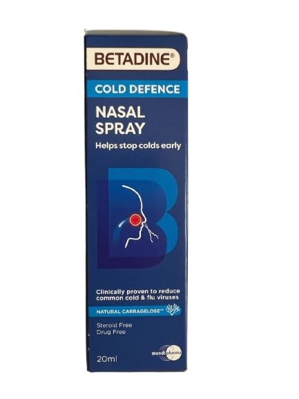 for Betadine Defence Nasal Spray, 20ml (Packaging May Vary)