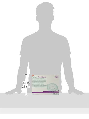 3M Tegaderm High Performance Adhesive Foam Dressing, 5-1/2 Square