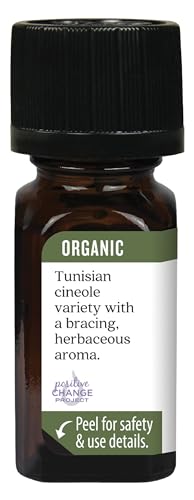 Aura Cacia Aromatherapy 100% Organic Essential Oil, Rosemary - 0.25 Oz