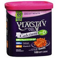 Viactiv, Calcium Plus D, Soft Chews, Caramel - 100 soft chews, Pack of 4