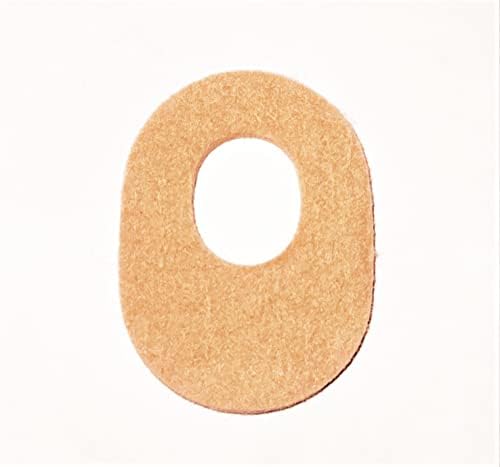 Aetna Foot Products Flesh Felt Bunion Shields, (40 Pack) ? in. Adhesive Oval Cushions, Medical Bandage for Foot Pain Relief, Bun