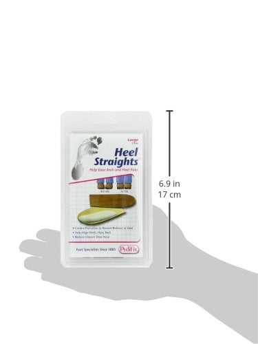 PediFix Heel Straights, Large, 1 Pair per Pack