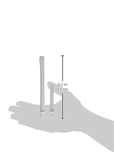 HealthAndYoga Enema Nozzles - Flared (6 inches) & Straight-in (3.2 inches) - Replaceable Enema Supplies for Vaginal & Anal Douch