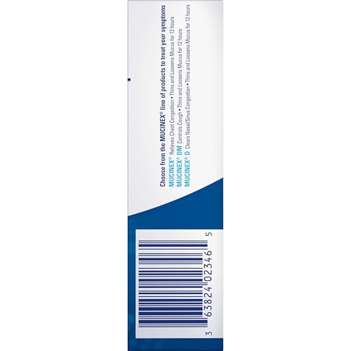 Mucinex 12 Hour Maximum Strength Extended-Release Tablets, 42 Tablets