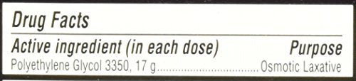 Miralax 1 Dose Powder Packets, 0.5 Ounce (Pack of 2)