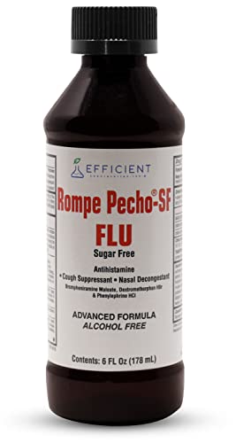 Rompe Pecho SF-FLU (Sugar-Free FLU) 6oz - Cold and FLU Syrup