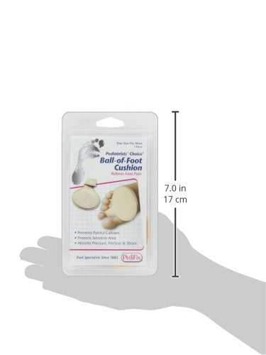 PediFix Deluxe Nylon-Covered Metatarsal Cushion -P88, Single