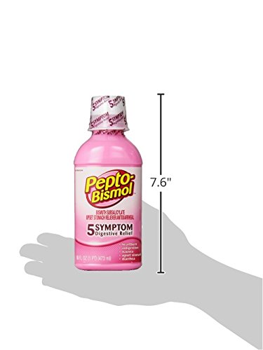 Pepto-Bismol Original Liquid 16 oz (Pack of 4)
