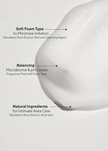 AROMATICA Pure and Soft Feminine Foaming Wash | Vegan, pH-Balanced, Natural Ingredients, Unscented, No Irritation, for Sensitive