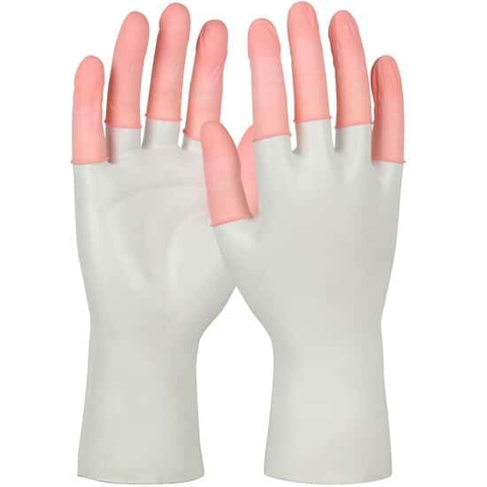 QRP 7C Large Latex Antistatic Finger Cots, Large