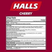 Halls Mentho-lyptus Cough Drops Advanced Vapor Action, Cherry Flavor 40 Drops (Pack of 3)