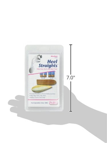 Pedifix Heel Straights, Medium, 1 Pair Per Pack