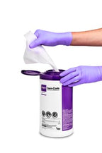 Super Sani- Cloth Germicidal Disposable Wipe, X-Large 5 x 8 Wipe, Pop Up Dispenser of 65