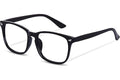 TheDarker Blue Light Blocking Computer zero Power Glass for Eye Protection Women Men Anti Glare Eyeglasses German (Italic Dark)