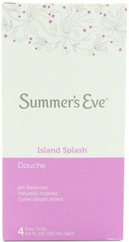 Summer's Eve Feminine Douche, Island Splash, 4 Ct. 4.5 oz. (Pack of 3)