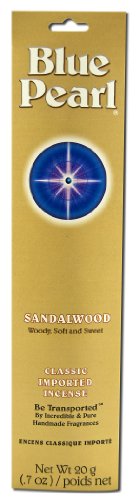 Blue Pearl Classic Fragrance Incense, Sandalwood, 20 Gram