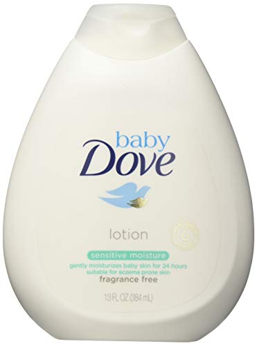 Baby Dove Lotion, Sensitive Moisture, 13 Fl Oz, Pack of 10