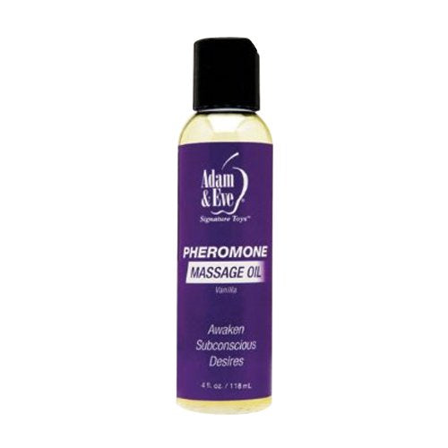 Adam & Eve Pheromone Mage Oil Vanilla, 4 Fl. Oz. (118 Ml)