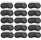 SKEMIX Pack of 40 Eye Mask Shade Cover Blindfold Night Sleeping, with Nose Pad, Blindfold Game Games Relax Cover Black