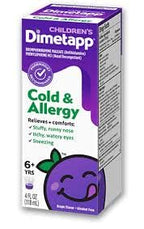 Dimetapp Childrens Cold and Allergy Syrup Grape, 4 oz