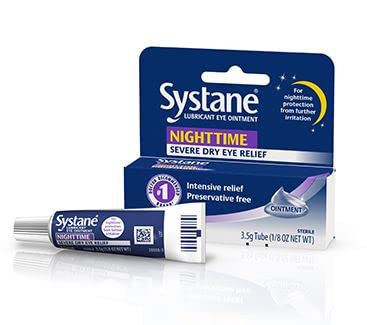 Systane Nighttime Lubricant Eye Ointment 3.50 g (Pack of 4)